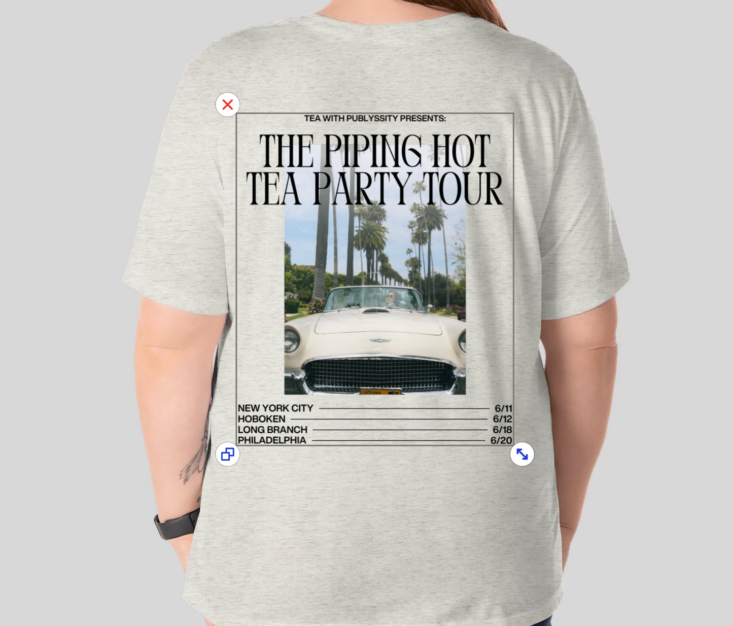 TWP Tea Party Tour Tee